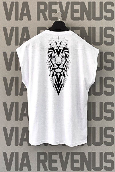 Vordevia Αθλητικό μπλουζάκι με στάμπα Lion Back με μηδενικό μανίκι