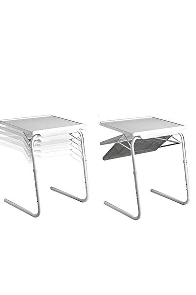 Arabest مكتب قابل للطي متعدد الاستخدامات، قابل للتعديل إلى 6 ارتفاعات و3 زواي...