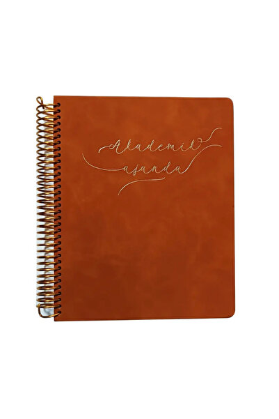 Bruno Visconti Vj Akademik Ajanda Vegan Deri Spiralli Sert Kapak 2025-2026 Ay...