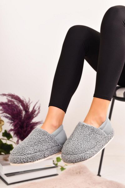 Peta Women's Towel Fabric Home Shoes with Elastic Back Home Boots Slippers