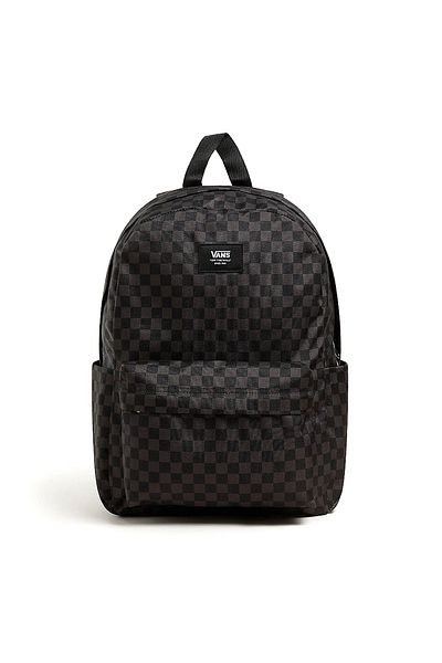 Vans Old Skool Grom Check Backpack Children Black Casual Style Backpack Vn000J3Kba51