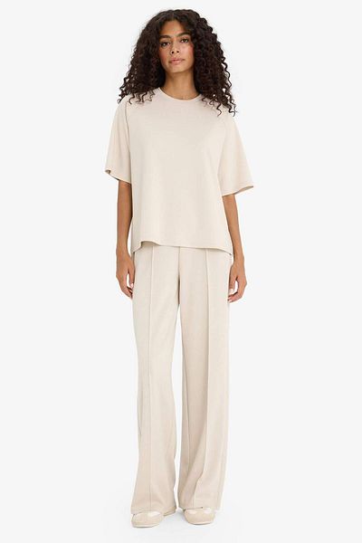 DeFacto Straight Fit Modal Wide Leg Sweatpants F1028Ax25Au