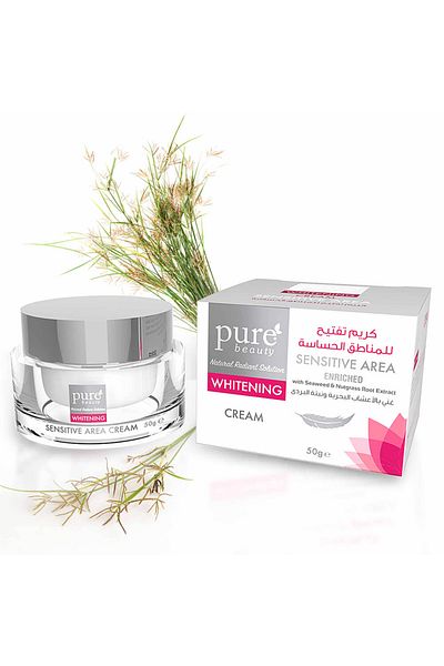 PURE BEAUTY كريم تبييض المناطق الحساسة - 50 جم