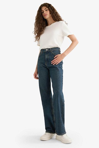 DeFacto Blue Women's Jean Pants E9122Ax/Nm34