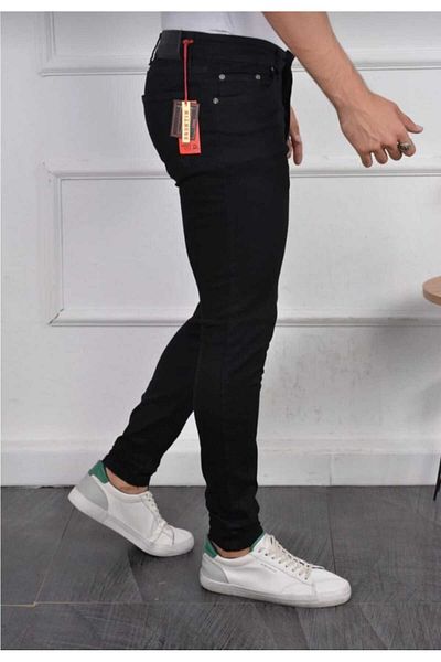 KDY Men's Straight Classic Relaxed Cut Regular Fit Lycra Denim Jeans