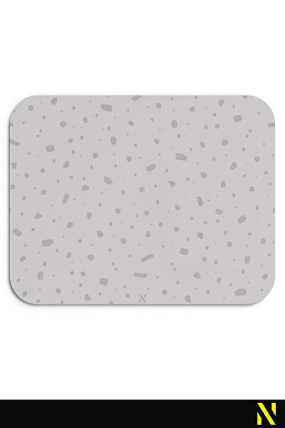 nilizma Μπεζ Χρώμα Mouse Pad - 23 cm x 19 cm - Αντιολισθητική βάση για χρήση στο σπίτι και στο γραφείο Mousepad