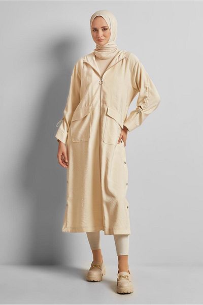 Alvina Hooded Trench Coat 10961