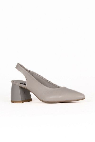Bueno Shoes Сиви дамски обувки с ток 01we5800