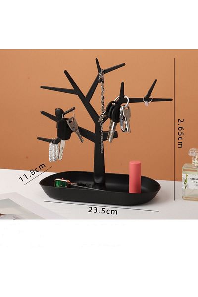 Choice1 black 1PC Tree Hanger Creative Necklace Jewelry Necklace Bracelet Jewelry Display Rack Creative Earr