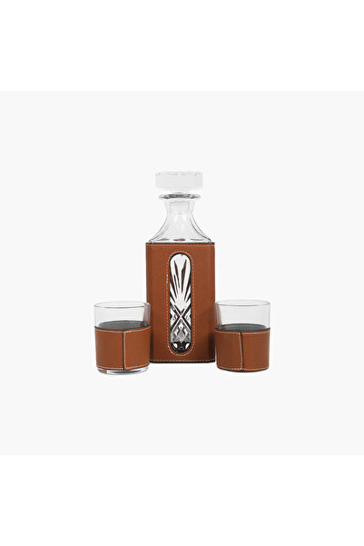 JASMIN CONCEPTS Decanter Set Kahverengi