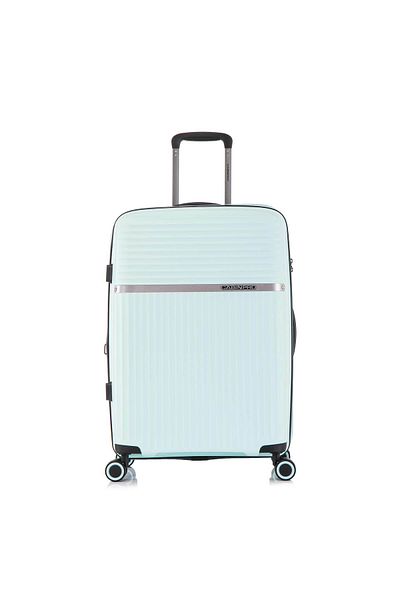 CABIN PRO 28 Inch Large Trolley Bag - Polypropylene Hard Shell Luggage - TSA Lock - 4 Wheels - Mint