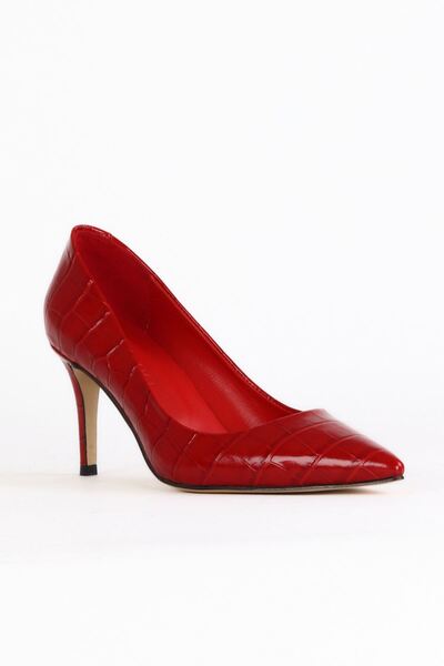 Bueno Shoes Red Crocodile Women's Heeled Shoes 30Wg22560