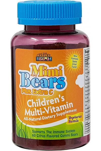 21st Century Mimi Bears Plus Extra C With 60 Chews