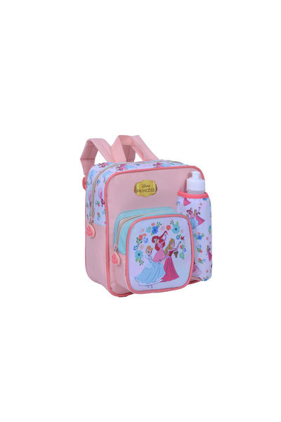 PRİNCESS BACKPACK 11" W/Water Bottle&3 Characters