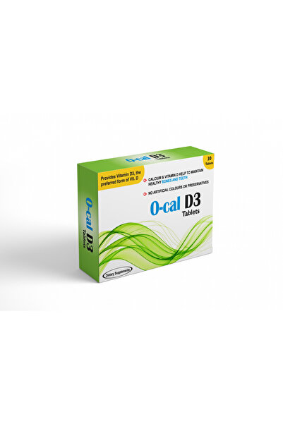 VOX DEI أقراص O-Cal D3 - 30 قرصًا