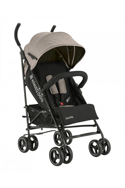 Kikka Boo Carucior sport pentru copii KikkaBoo Beetle Beige cu Spatar reglabil,Bara de protectie detasabila,Pl