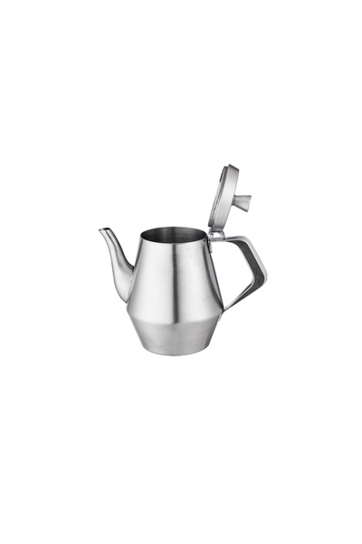 Rissa 1 liter stainless steel tea kettle with stainless steel base