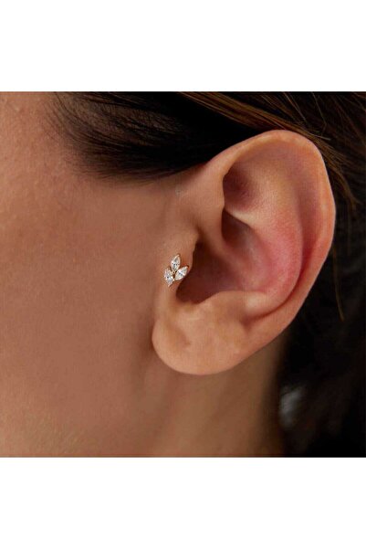 Cherry by Özkonak Üçlü Damla Tragus Piercing