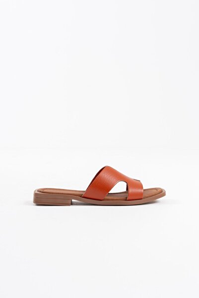 HERA SHOES Fergei Tile Genuine Leather Slippers