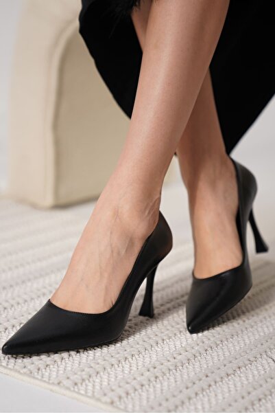 AuroraStore Blade black skin women's stiletto