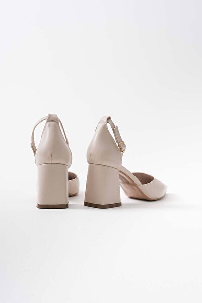 Abacca Doren bej skin women's high heeled shoes