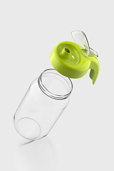 Renga Ares 1000 ml Green Lid Glass Oil Bottle 151005