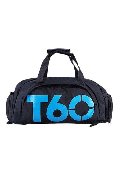 COOYA Portable Sport Gym Duffle Bag, With Shoe Compartment, Shoulder Bag for outdoor, Blue
