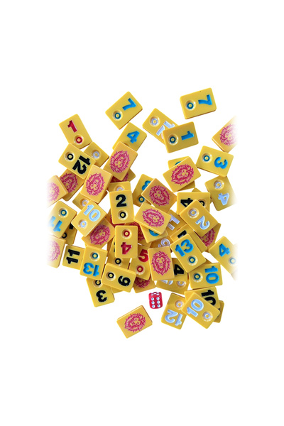 Sera Oyun Aletleri Special Production Yellow Color Lion Model Melamine Okey Stone