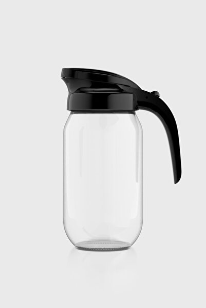 Renga Beluga 1000 ml Siyah Kapaklı Cam Sürahi 111028