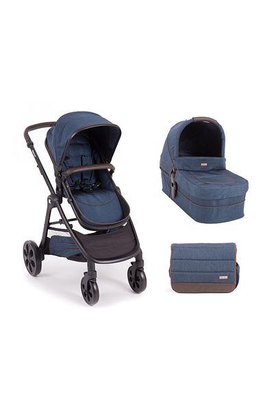 Kikka Boo Carucior modular 2in1 KikkaBoo cu accesorii incluse Maui Albastru