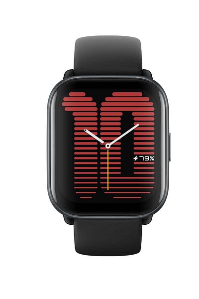 Amazfit Active Smart Watch With AI Fitness Exercise Coach, GPS, Bluetooth Calling, Music, 14 Day Bat