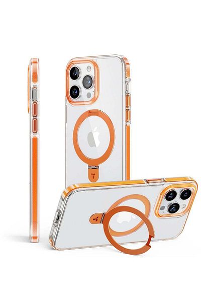 TORRAS Magnetic Ostand Hue Designed for iPhone 15 Pro Case