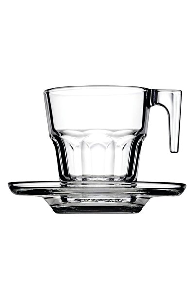 Generic Pasabahce - 1611183 - أكواب إسبريسو كازابلانكا مع صحن / مجموعة من 12 ...