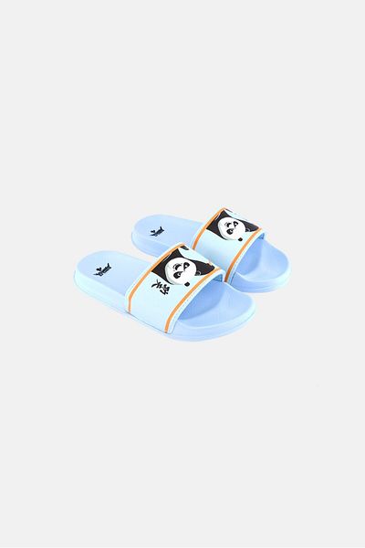 Kung-Fu Panda Kids Boy Slip On Graphic Print Slipper, Blue