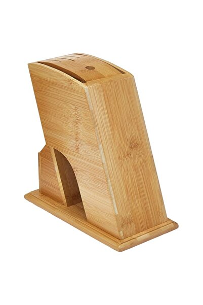 Generic Multifunctional Holes Bamboo Knife Rack Tool Wood Kitchen