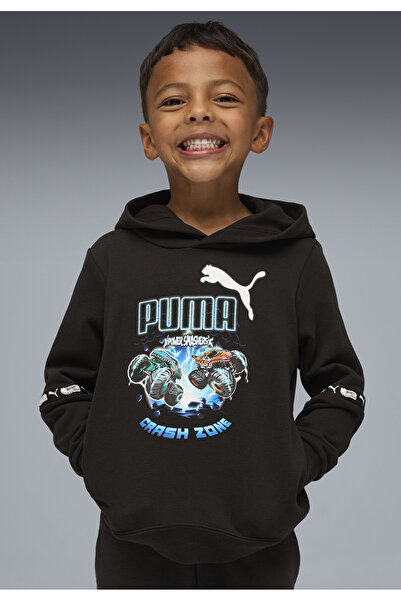 Puma Dětská mikina s kapucí HOT WHEELS™ MONSTER TRUCKS