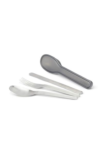 Generic BLACK + BLUM Cutlery Set Silver, 1 Count (Pack of 1), 895659