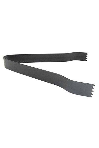 Generic ملقط ثلج أسود من الفولاذ المقاوم للصدأ من دينور