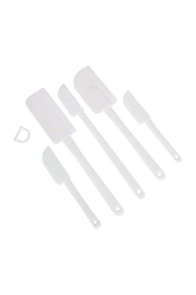 Generic مجموعة أدوات الخبز البلاستيكية WooFree ومكشطة الكريمة وموزع الزبدة 5 ...