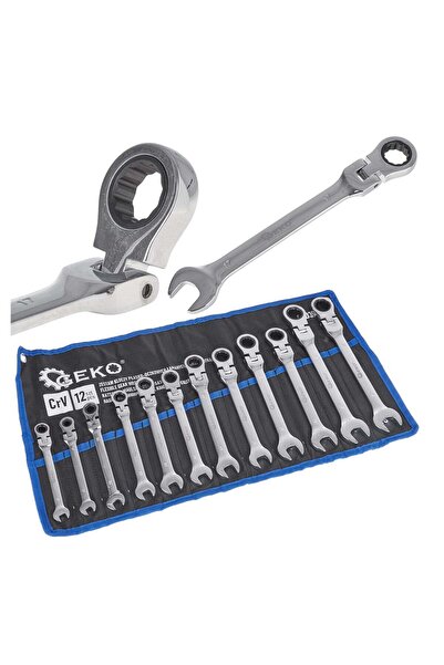 GEKO ΣΕΤ 12 ΚΛΕΙΔΙΑ ΚΑΣΤΑΝΙΑΣ ΣΥΝΔΥΑΣΜΟΥ 8-19MM