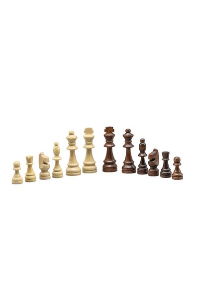 Sera Oyun Aletleri Artifact Imported Chess Piece /No.25 (Pieon 3.7 cm - King 6 cm - Queen 5.6 mm)
