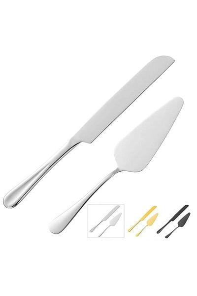 Generic ERVILO Cake Serving Set, Cake Pie Pastry Servers, Stainless steel Cake Knife and Server Set Perfect