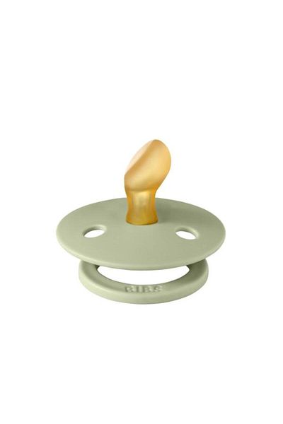 Bibs Suzeta Colour Latex, anatomical teat, 0+ months, Sage,