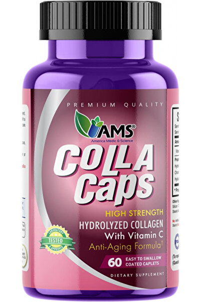 AMS Coll A Caps Hydrolysed Collagen Tablet - 60 Pieces
