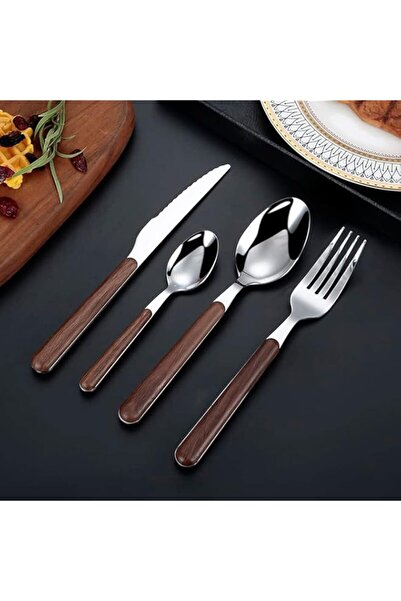 Generic مجموعة أدوات مائدة V A V مكونة من 24 قطعة لـ 6 أشخاص. 1.0 مجموعة، 1