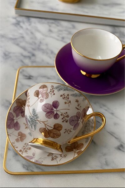 Paçi 6 Person Porcelain Coffee Cup Set