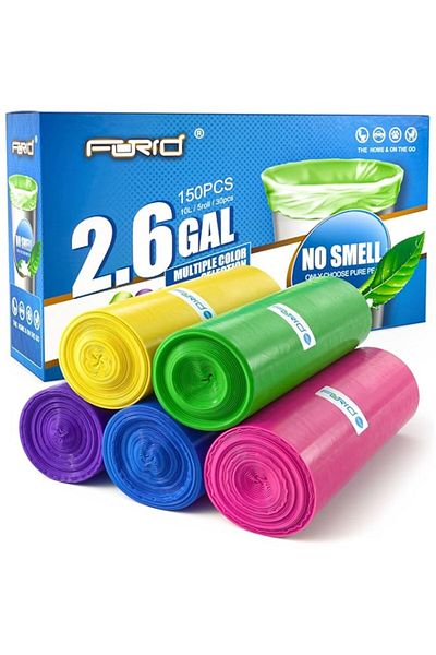 Generic FORID Small Trash Bags，2.6 Gallon Garbage Bags Bathroom Trash can Liners for Bedroom Home Kitchen 1