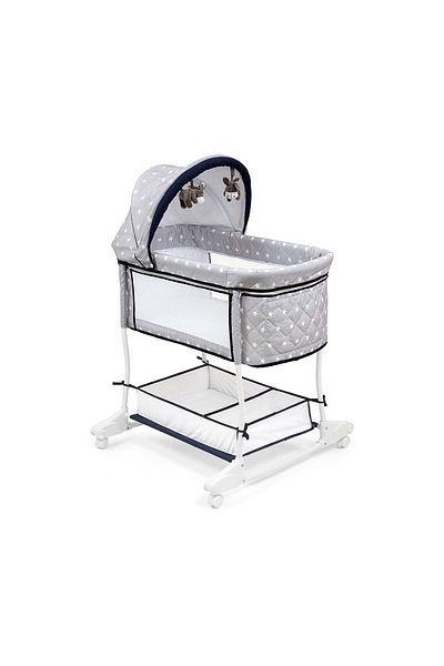Milly Mally Dream On baby cot with rocking function and storage compartment, Star