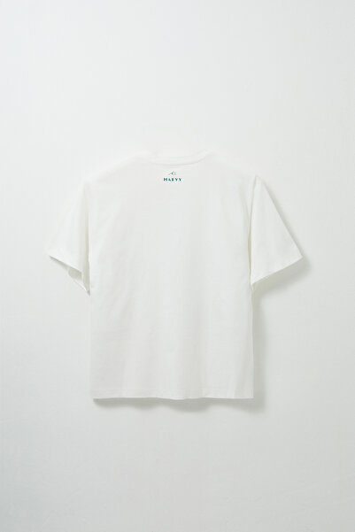 Marvy Only Happy Fish Printed Tshirt