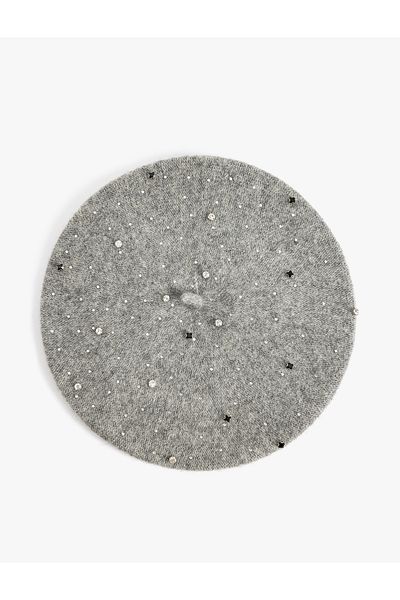 Koton Gray Women's Classic Beret